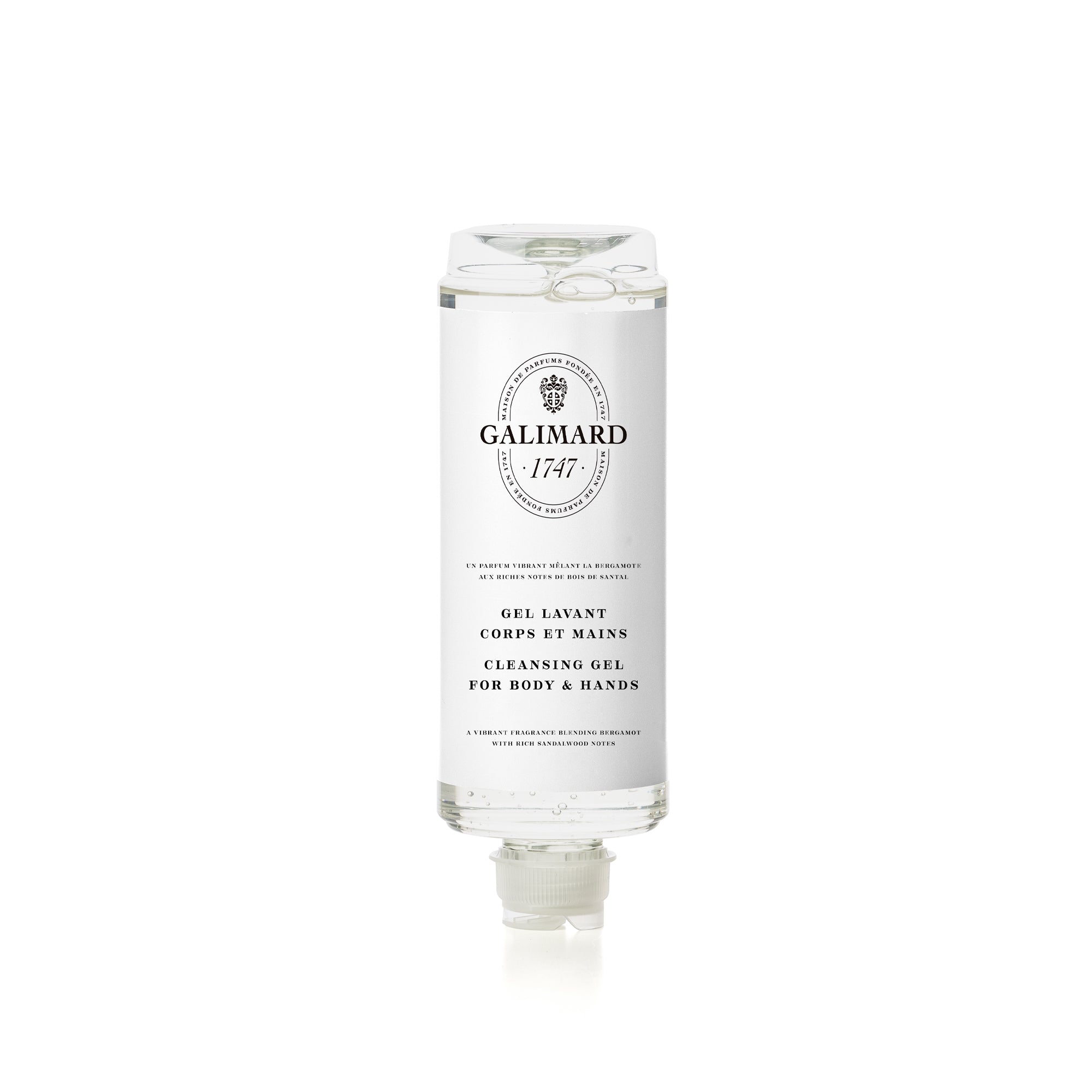 Gel de curatare Galimard 1747 pentru corp si maini, cartus pentru dozator 360 ml – Art Nouveau Gel de curatare Galimard 1747 pentru corp si maini, cartus pentru dozator 360 ml – Art Nouveau